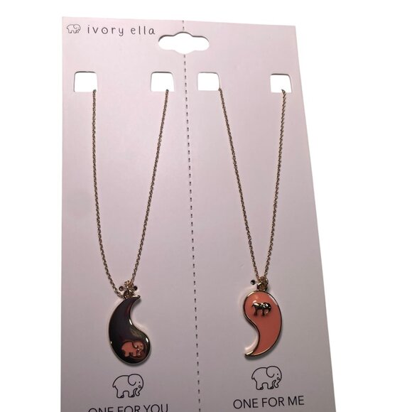 Ivory Ella Yin & Yang Necklace Set - Picture 2 of 4